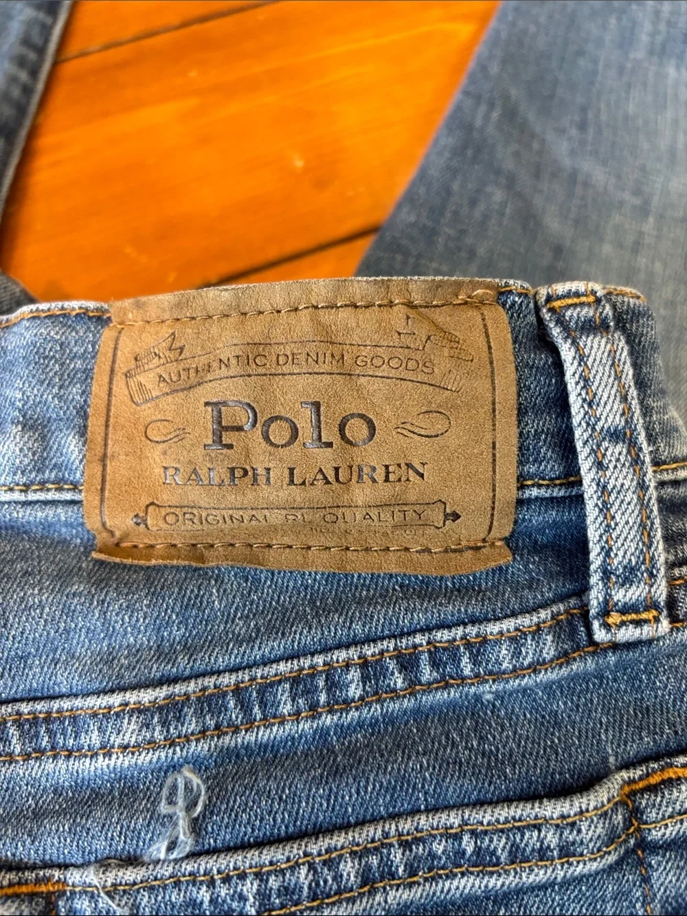 Polo Ralph Lauren Sullivan Slim Blue Jeans Boys Size 12 EUC